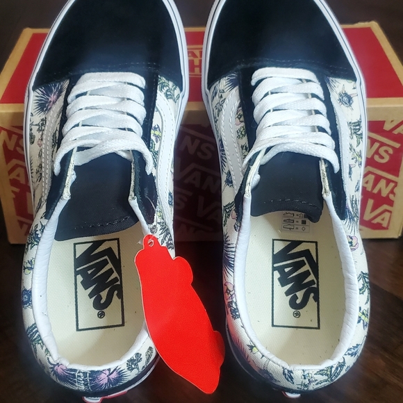Vans Old Skool Paradise Floral Women Size 6, Men Size 4.5 - Picture 4 of 8
